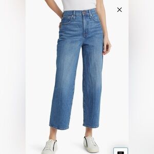 Madewell Perfect Vintage Crop Wide Leg Jeans